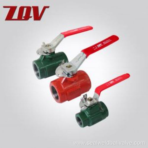 2-pc Threaded Oilfield Ball Valve 2000PSI